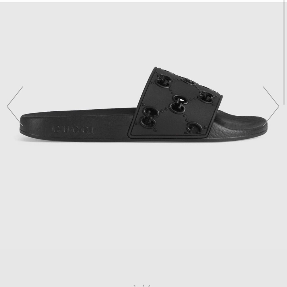 Women’s rubber GG slide sandal